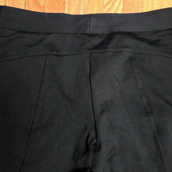 NWT DAVID LERNER BLACK SLIM FIT TROUSERS (SZ M) STRETCH FABRIC - Picture 4 of 4